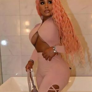 HOLLOW OUT ZIPPER LONG SLEEVE JUMPSUIT